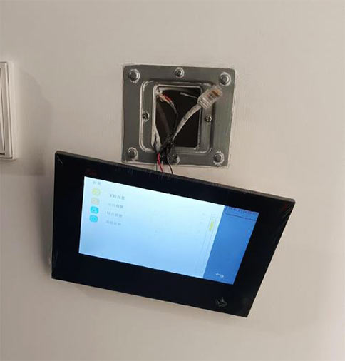 樓宇對講室內(nèi)機接線